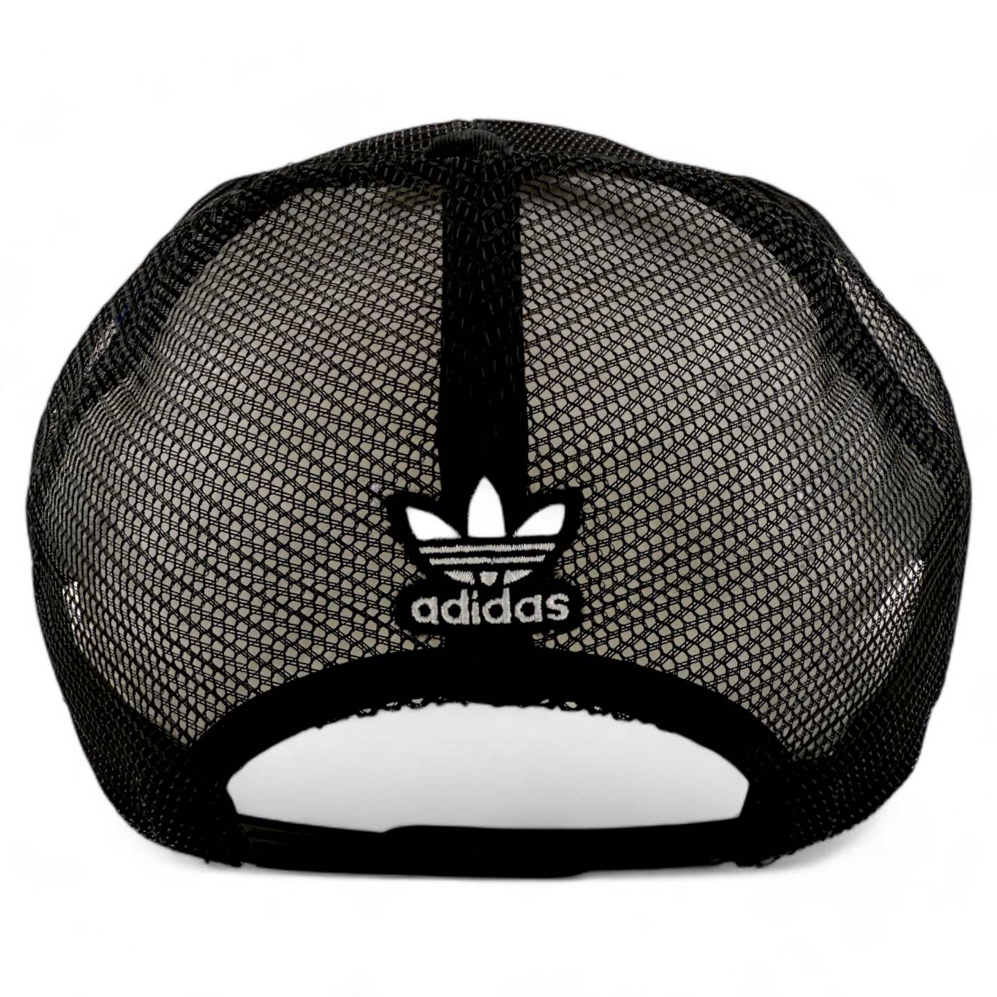 adidas Originals Worldwide Full Mesh Black Patch Adjustable Snapback Hat Cap