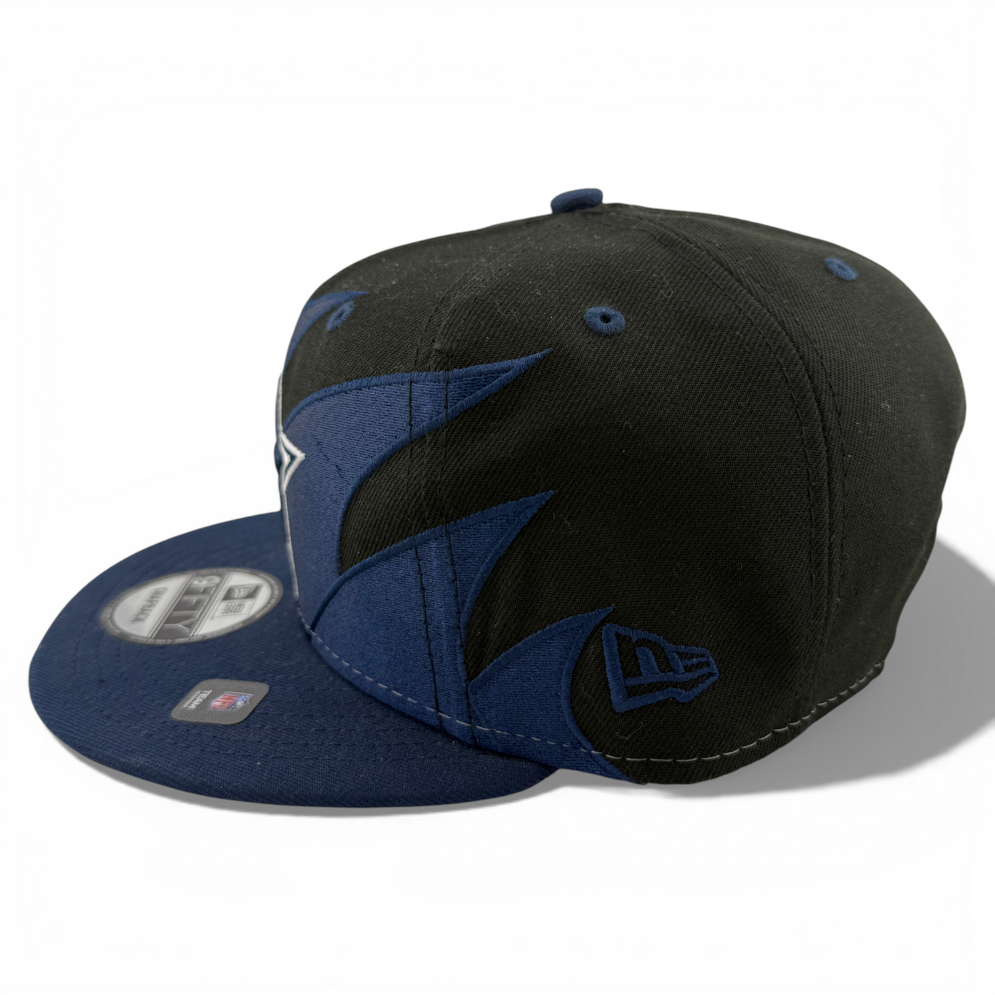 New Era Dallas Cowboys NFL Retro Wave Sharktooth Neon 9Fifty Snapback Hat Cap