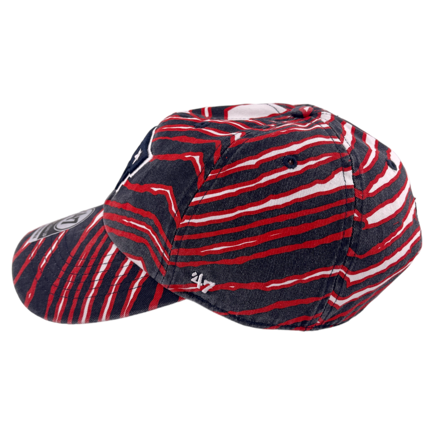 '47 Brand New England Patriots NFL Zubaz Camo Clean Up Adjustable Dad Hat Cap