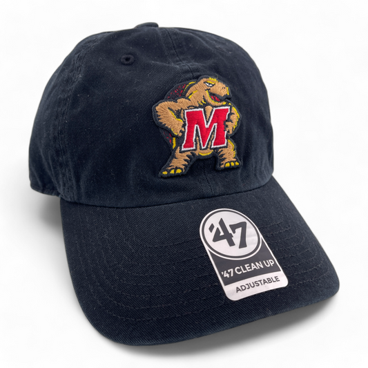 '47 Brand University of Maryland Terrapins UMD NCAA Clean Up Adjustable Dad Hat