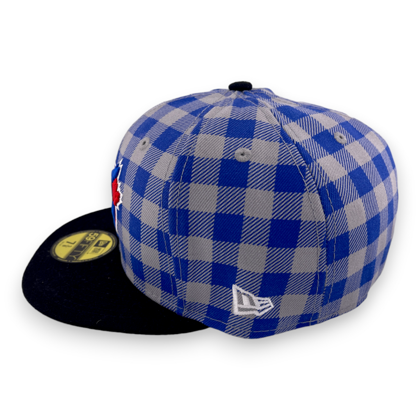 New Era Toronto Blue Jays 1991 All-Star Game Plaid Checkered Blue 59FIFTY Hat Cap