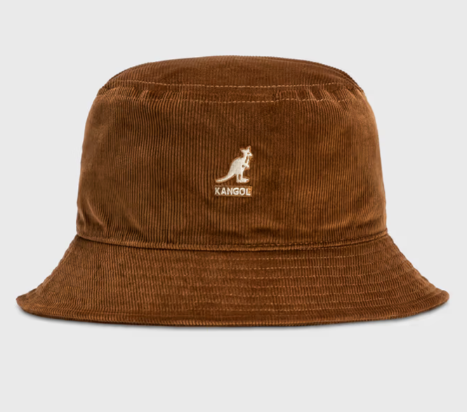 Kangol Cord Wood Tan Corduroy K4228HT Boonie Bucket Hat Unisex Adult Extra Large