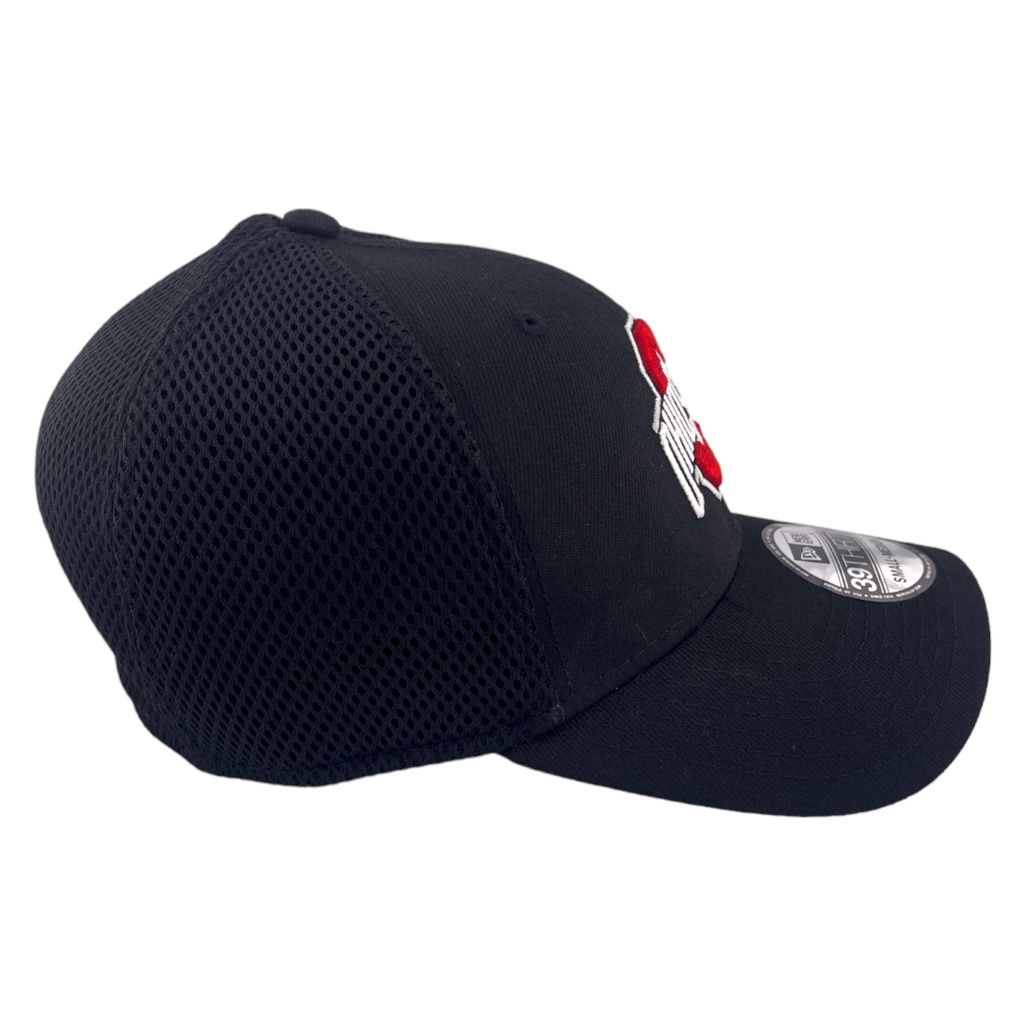 New Era Ohio State University Buckeyes Black Neo Mesh 39THIRTY Flex Fit Hat Cap