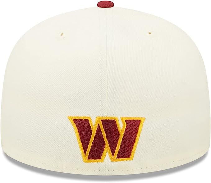 New Era Washington Commanders 2022 Sideline NFL Cream 59FIFTY Fitted Hat Cap