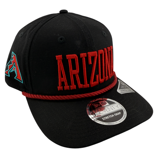 New Era Arizona Diamondbacks MLB Rope 9Seventy Trucker Stretch-Snapback Hat Cap