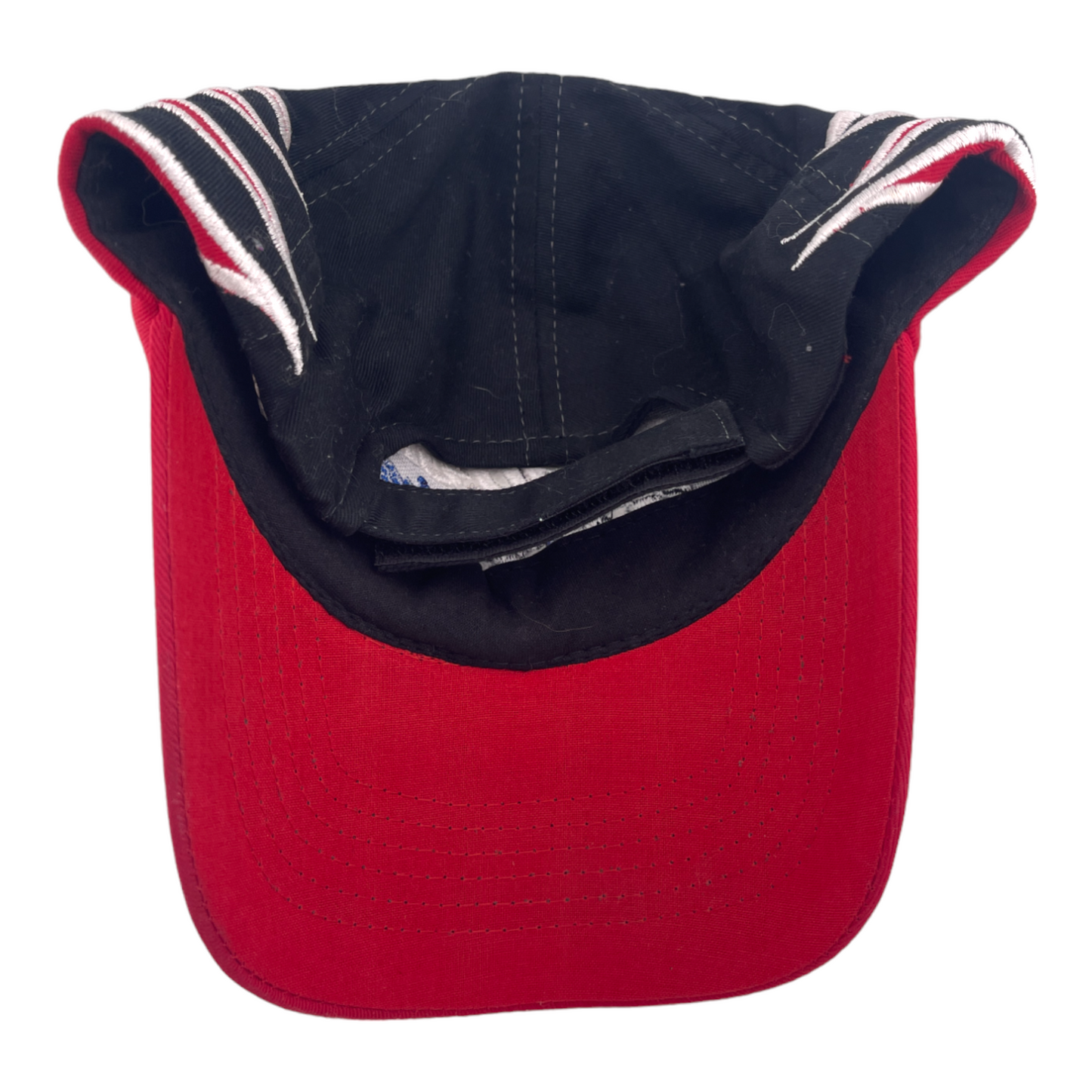 Vintage Snap-On Racing Official Merchandise Black/Red Flame Adjustable Hat Cap