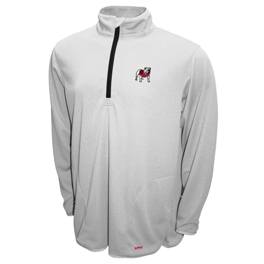 Franchise Club University of Georgia Bulldogs Breeze Quarter-Zip Pullover Jacket