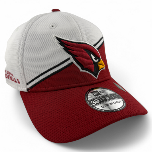 New Era Arizona Cardinals NFL 2023 Sideline White Neo 39Thirty Flex Fit Hat Cap