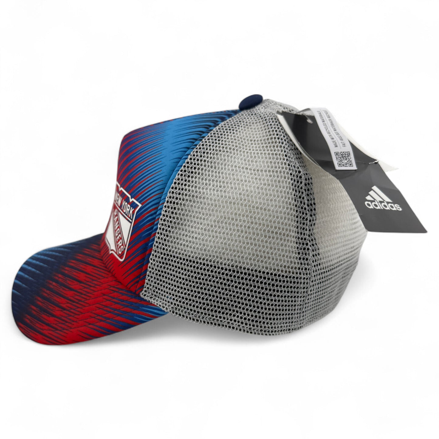 Adidas New York Rangers NHL Foam Trucker A-Frame Snapback Adjustable Hat Cap