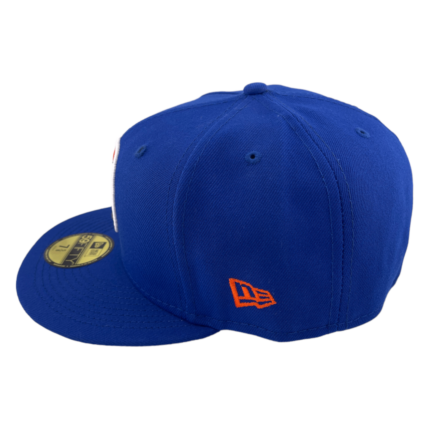 New Era Denver Broncos Throwback D Logo Blue/Grey UV 59Fifty Fitted Hat Cap