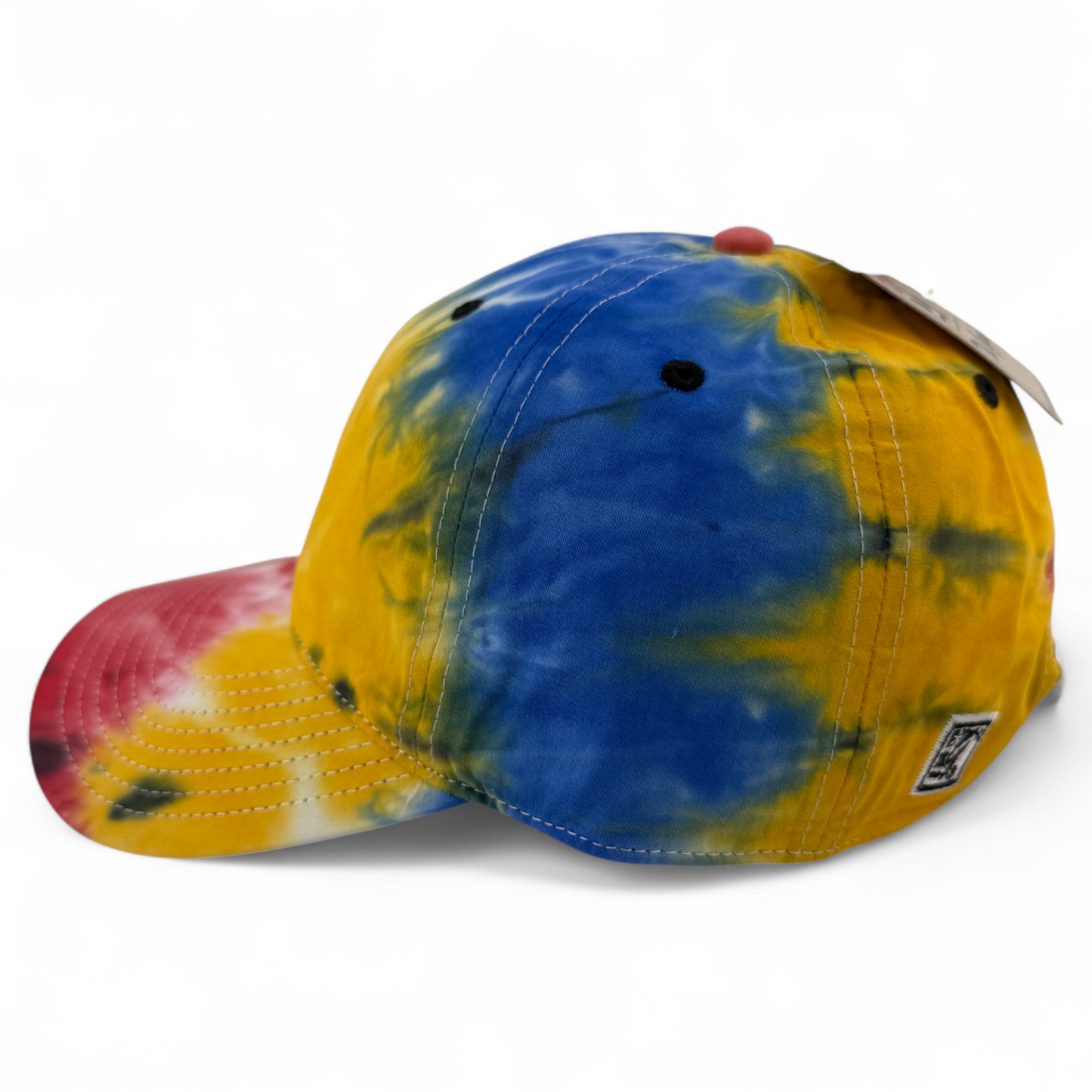 The Game GB482 Black Rainbow Tie Dye Blank Twill Unstructured Adjustable Dad Hat