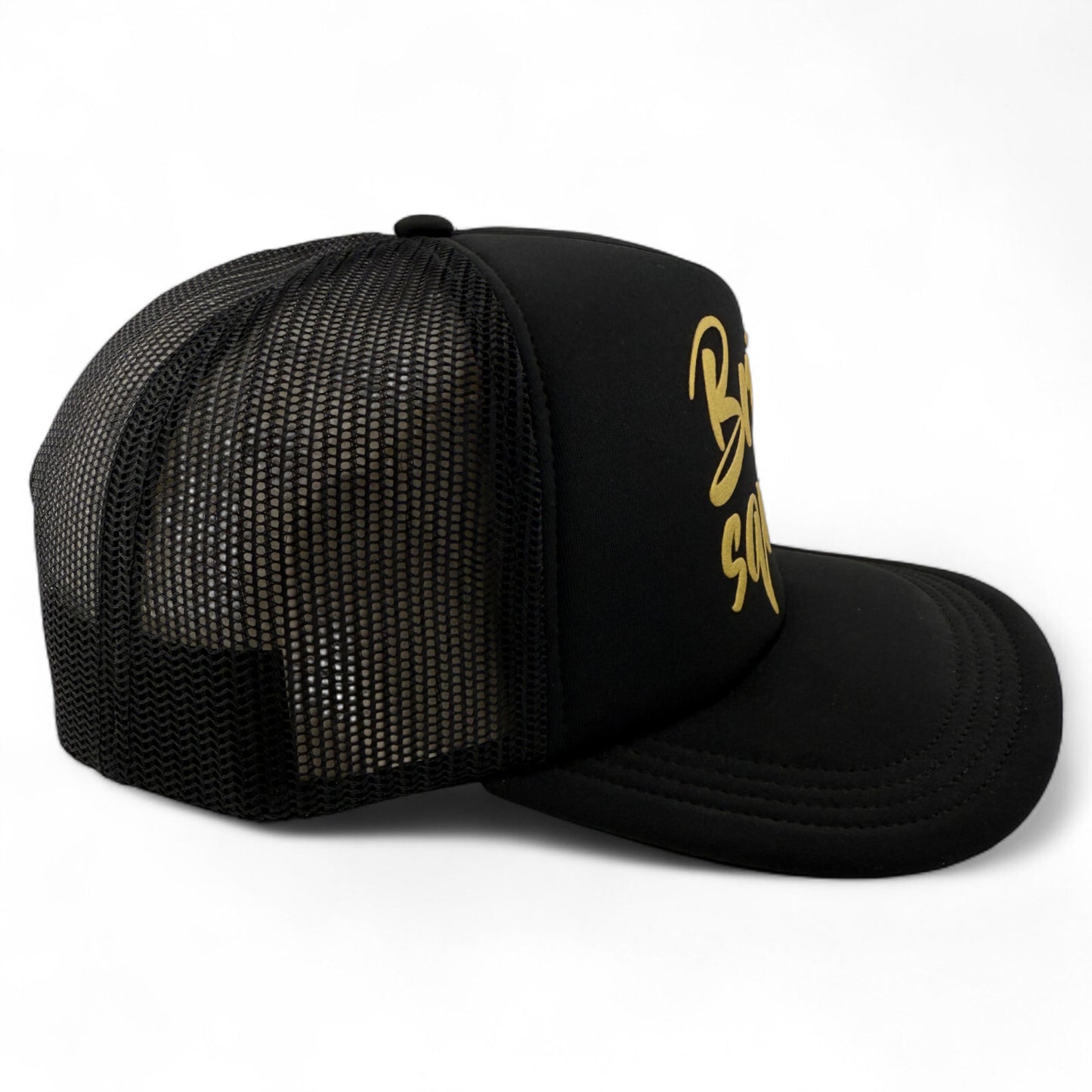 Ordinary Crowns Gold Bride Squad Wedding Party Foam Trucker Adjustable Snapback