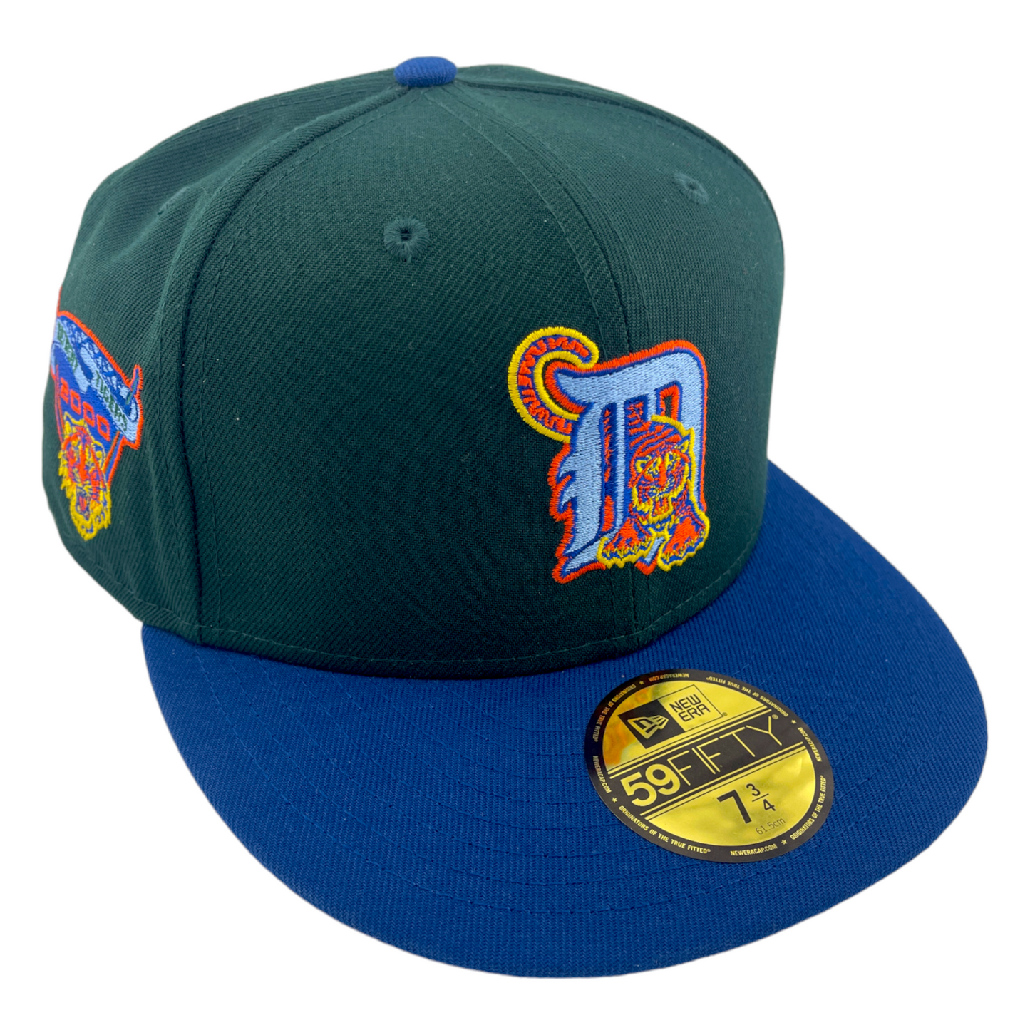 New Era Detroit Tigers 2000 Side Patch Green/Blue UV 59FIFTY Fitted Hat Cap