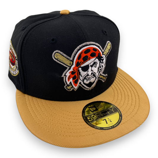 New Era Pittsburgh Pirates Three Rivers Stadium Chrome Pack Gold/Red 59FIFTY Hat Cap