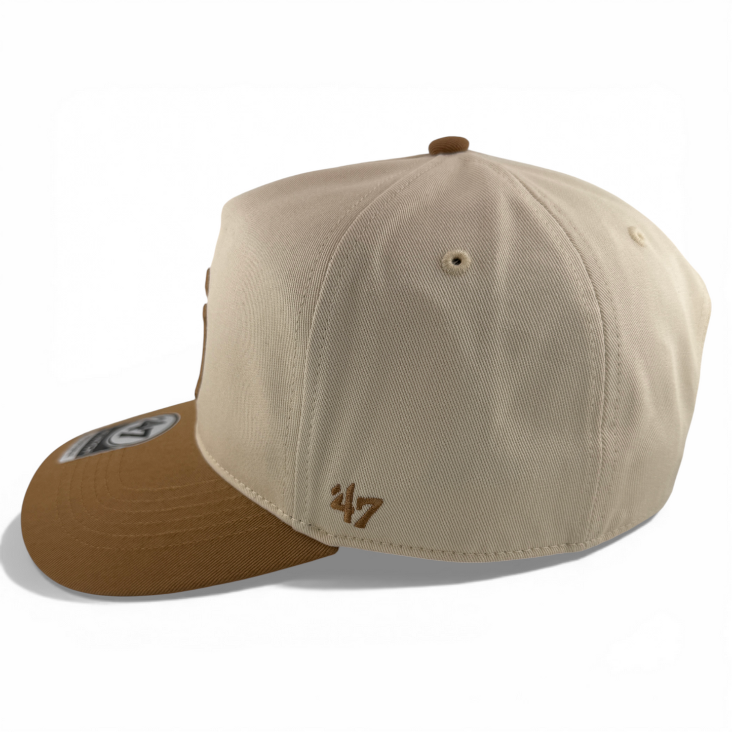 '47 Brand New York Yankees Natural Khaki Tan Hitch A-Frame Snapback Adjustable
