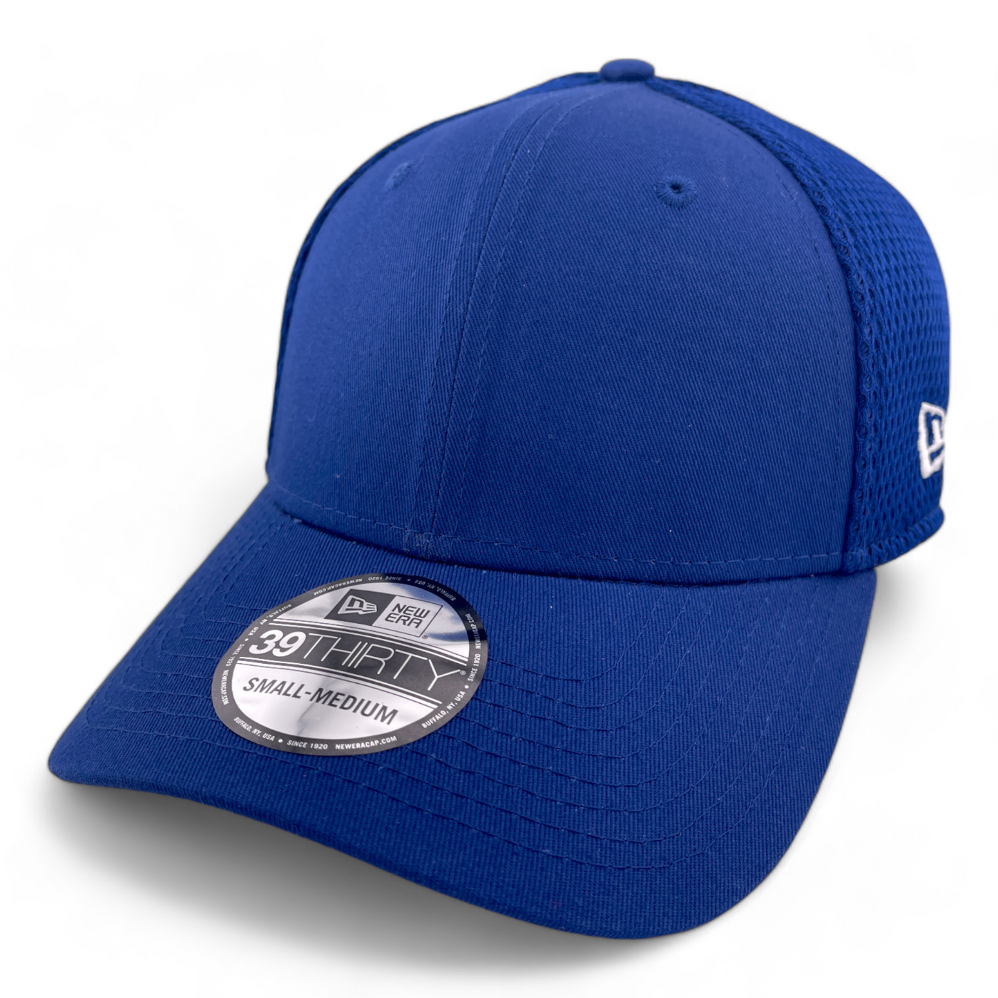 New Era Blank Blue (For Custom Embroidery) Neo Mesh 39Thirty Flex Fit Hat Cap