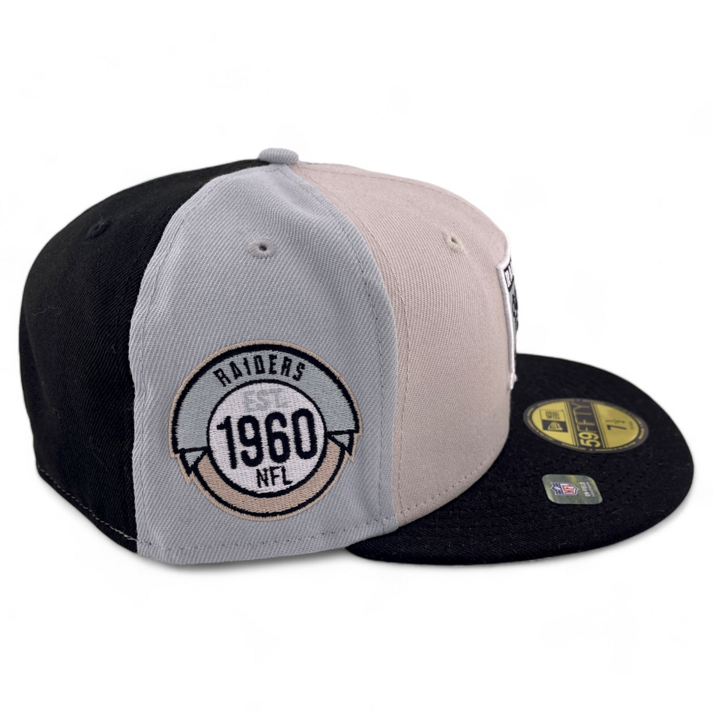 ~NEW DROP~ New Era Las Vegas Raiders NFL 2023 Historic Logo Sideline 59Fifty Fitted Hat Cap