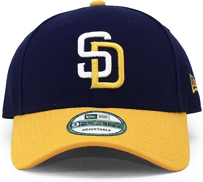 New Era San Diego Padres The League Blue Yellow 9Forty Adjustable Hat Cap