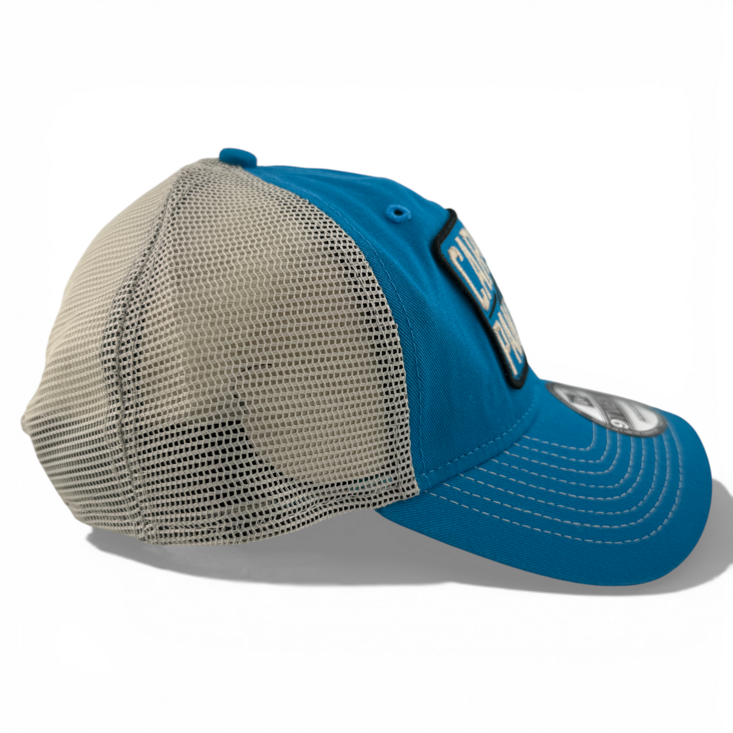New Era Carolina Panthers NFL Devoted Trucker 9Twenty Snapback Adjustable Hat