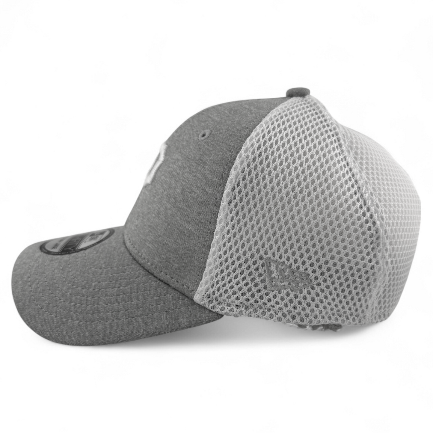 New Era Pittsburgh Pirates MLB Grey/White Neo Mesh 39Thirty Flex Fit Hat Cap