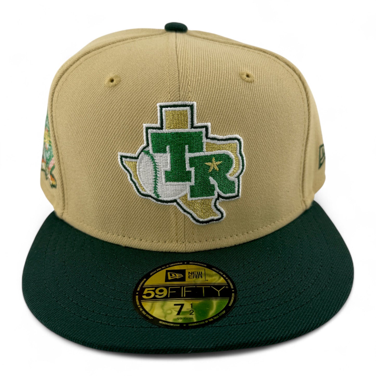 New Era Texas Rangers MLB Vegas Strip Arlington Stadium Patch 59FIFTY Fitted Hat