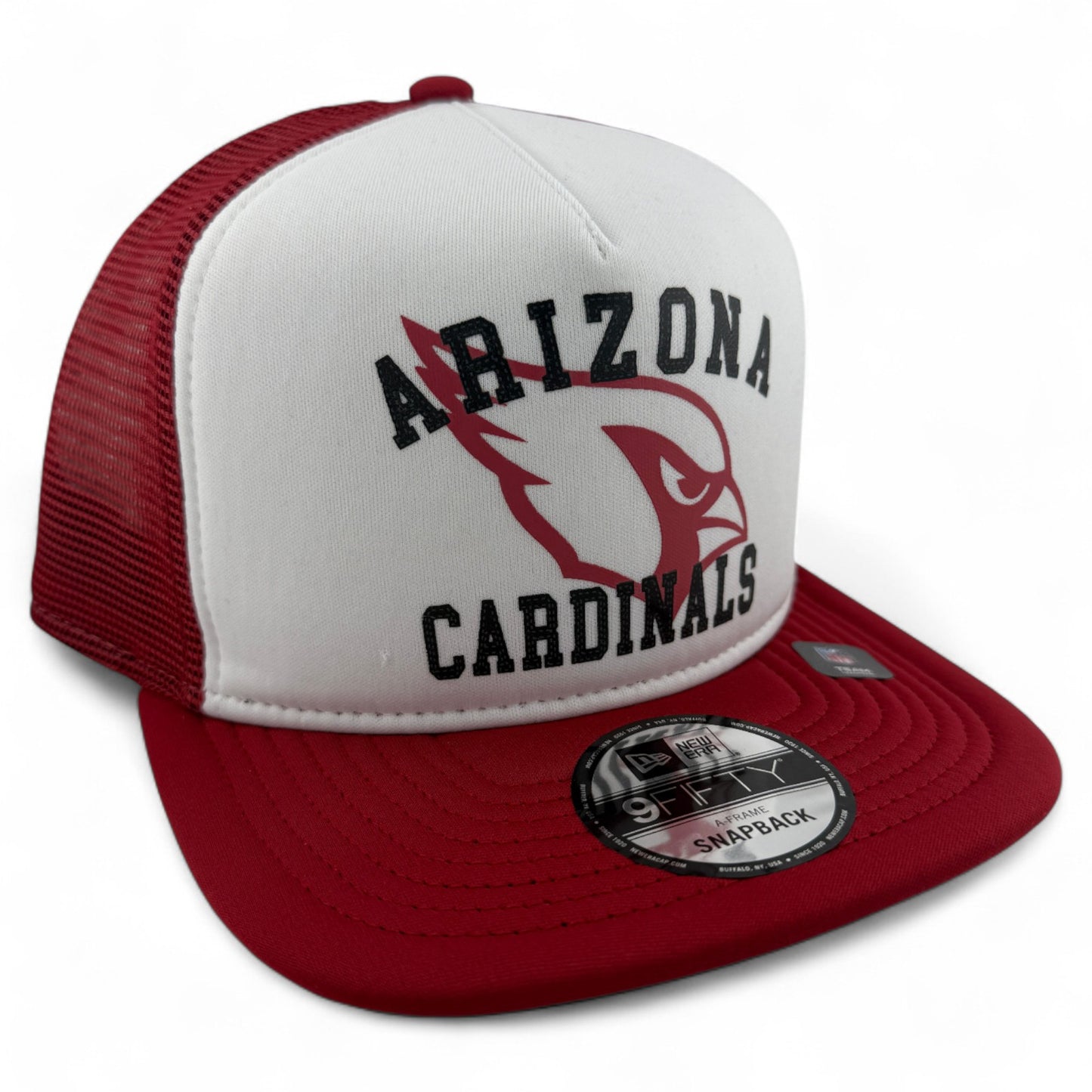 New Era Arizona Cardinals NFL Foam Print Trucker Mesh Back 9Fifty Snapback Hat