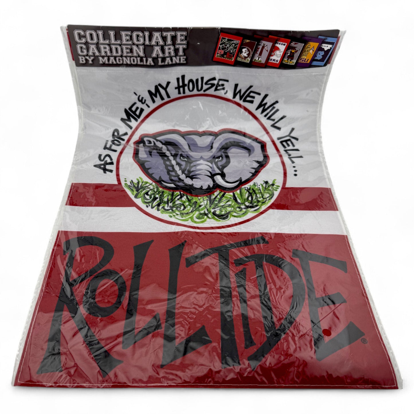 Collegiate University of Alabama Crimson Tide Roll Tide Garden Flag 12" x 18"