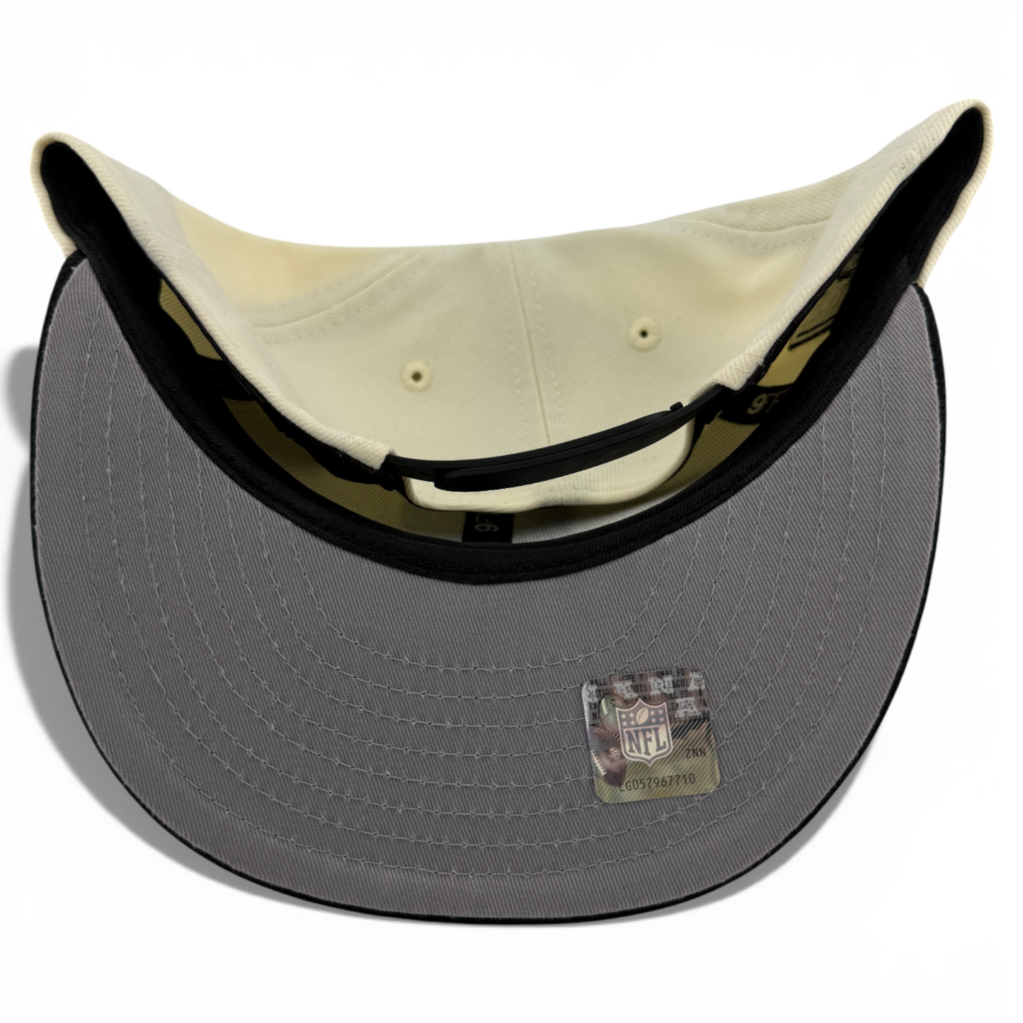 New Era Las Vegas Raiders NFL Retro Stack Logo 9Fifty Snapback Adjustable Hat