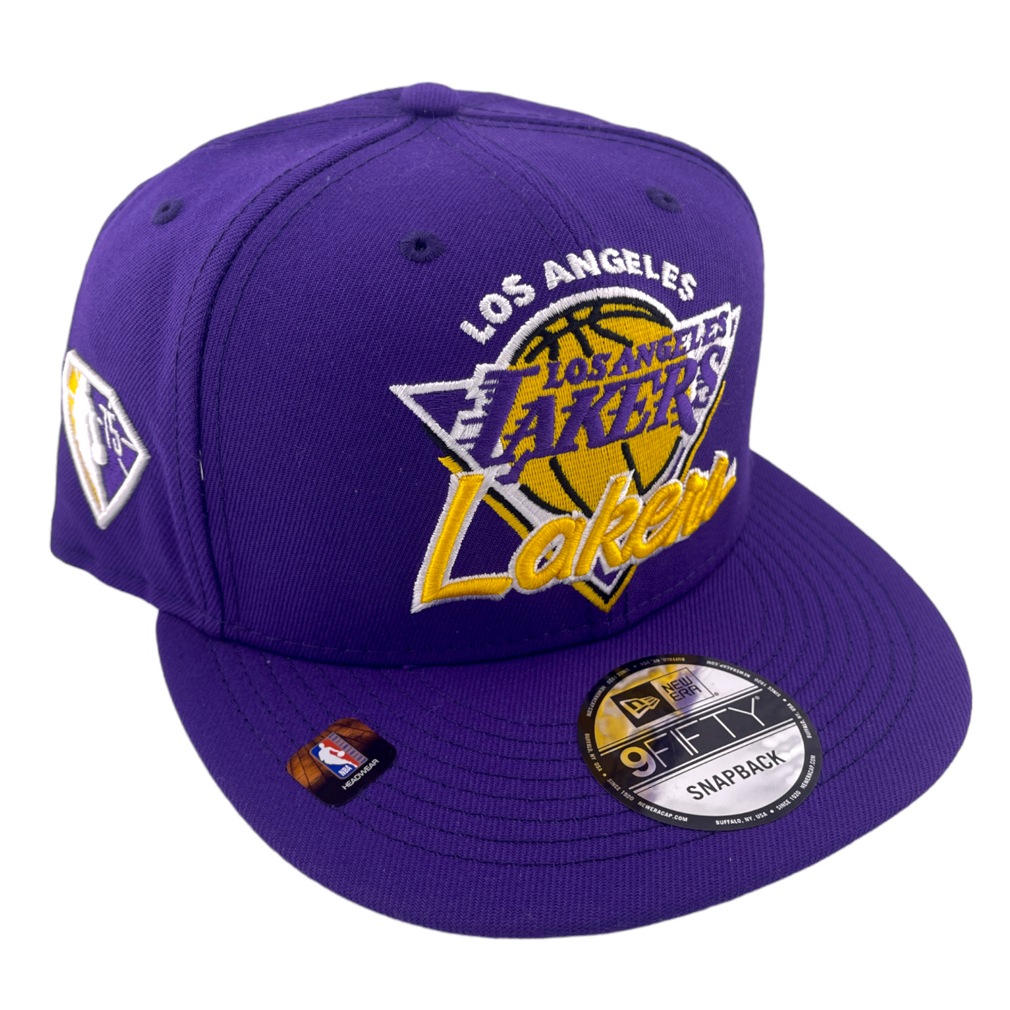 New Era Los Angeles Lakers Tip Off 2021 Purple/Grey UV NBA 9FIFTY Snapback Hat Cap