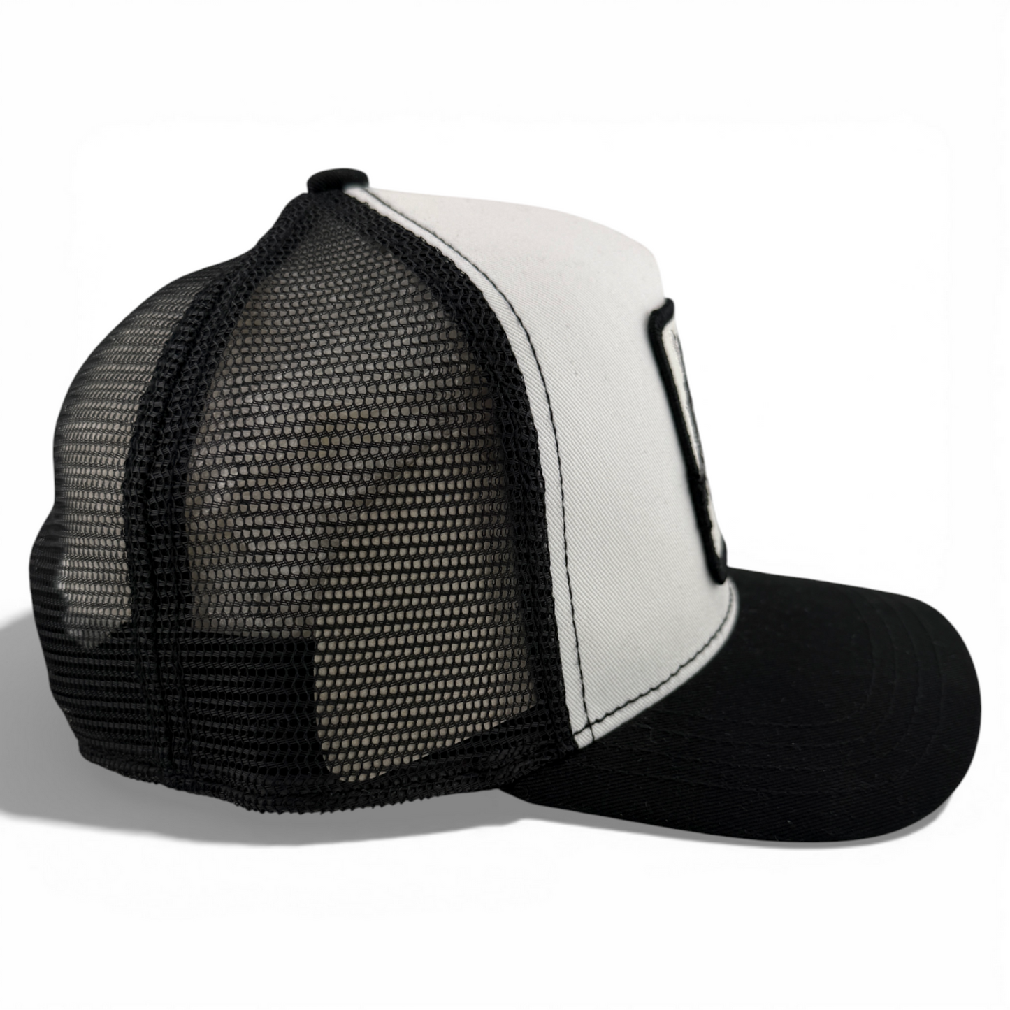 Goorin Bros Extreme Zebra The Farm White/Black Mesh Back Trucker Snapback Hat