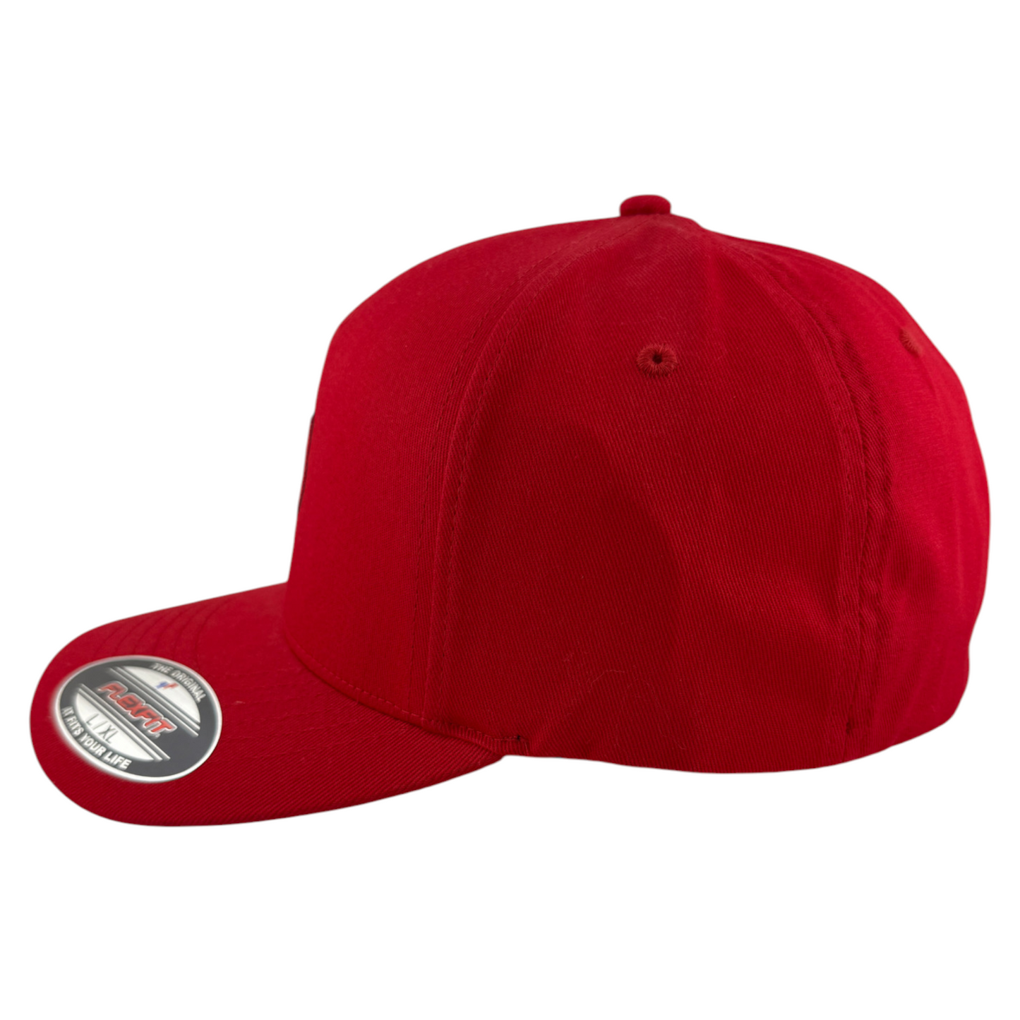 Fox Racing Fox Head Red Logo A-Frame Stretch Flexfit Flex Fit Hat Cap