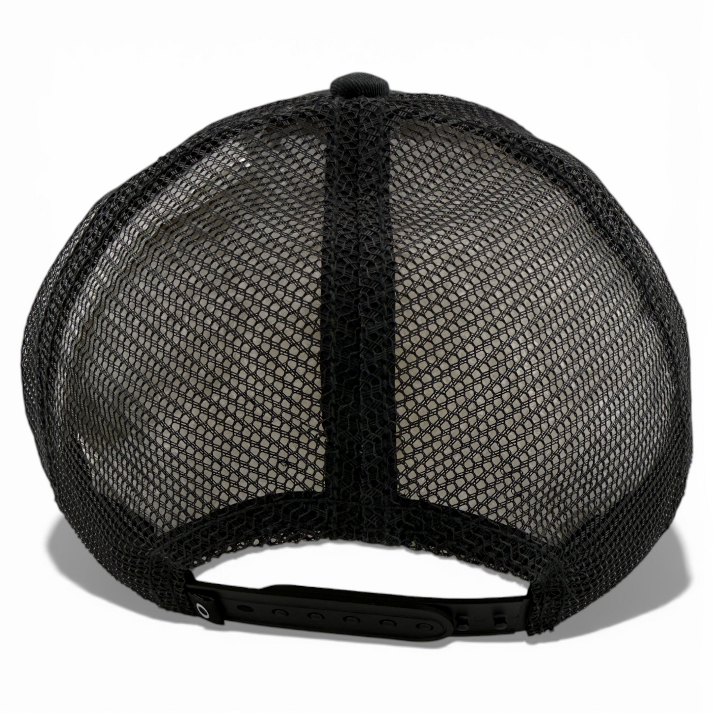 Oakley Ellipse Black Camo/Logo Trucker Mesh Back Adjustable SnapBack Hat Cap