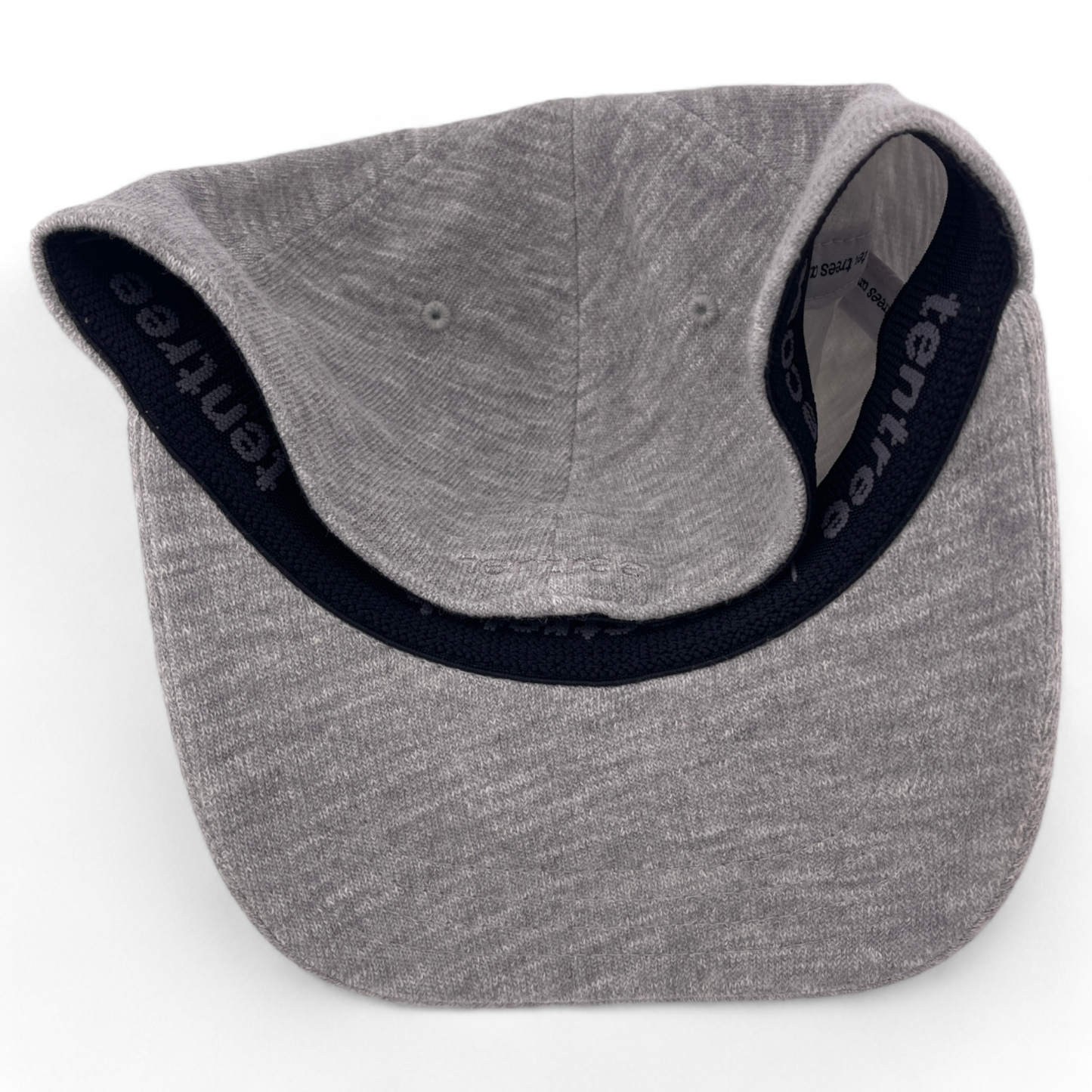 tentree 10 Logo Thicket Hi Rise Heathered Gray Flex Fit Hat Cap Adult Size L/XL