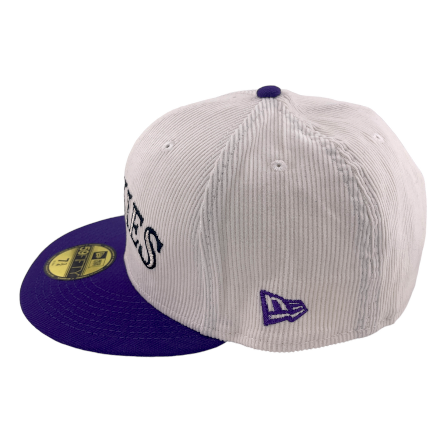 New Era Colorado Rockies 25th Anniversary Patch Script Cream Cord 59FIFTY Hat Cap