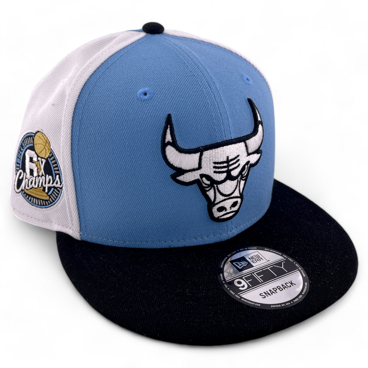 New Era Chicago Bulls NBA AJ Retro 9 "Powder Blue" 6x 9Fifty Snapback Hat Cap