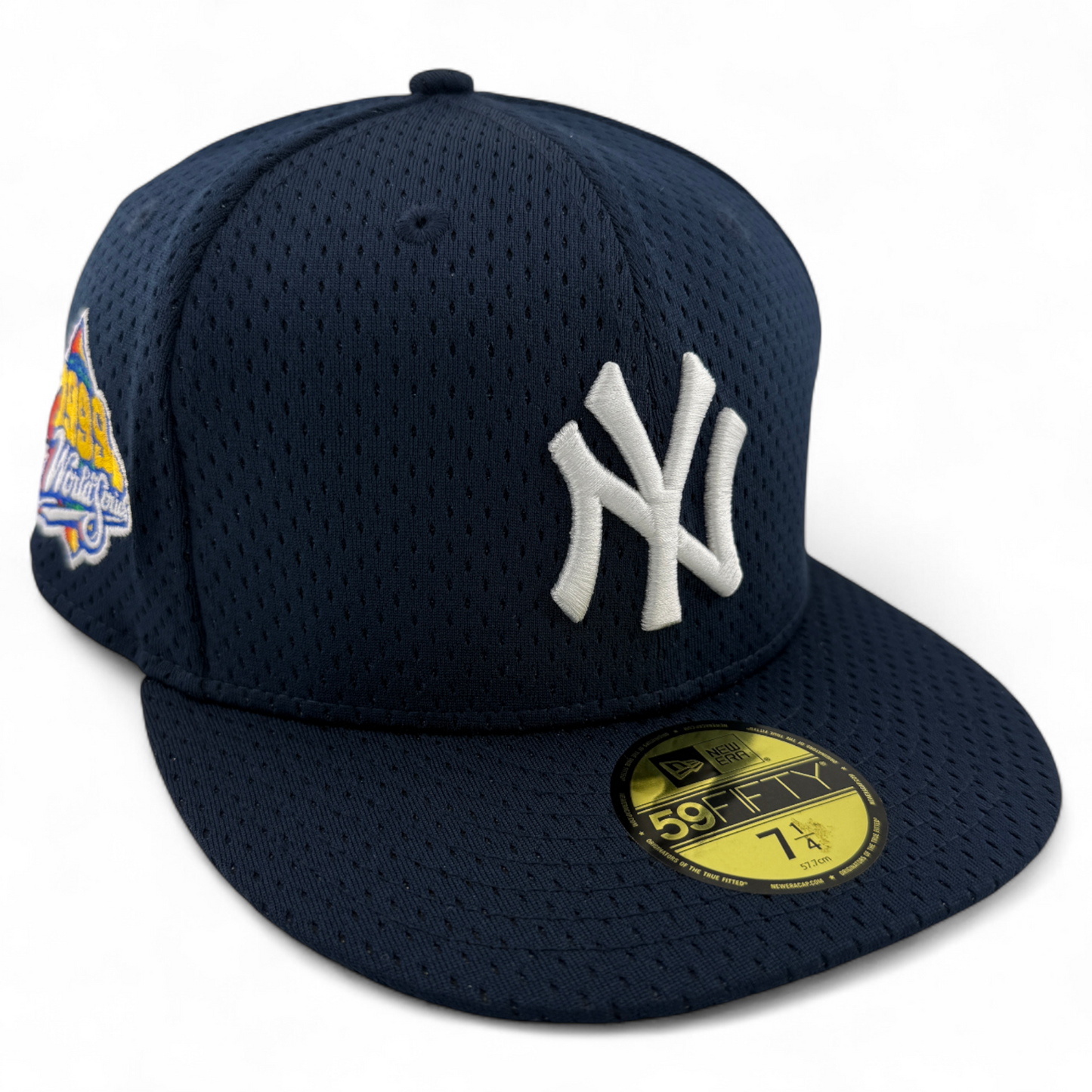 New Era New York Yankees MLB Throwback Patch TC BP Mesh 59Fifty Fitted Hat Cap