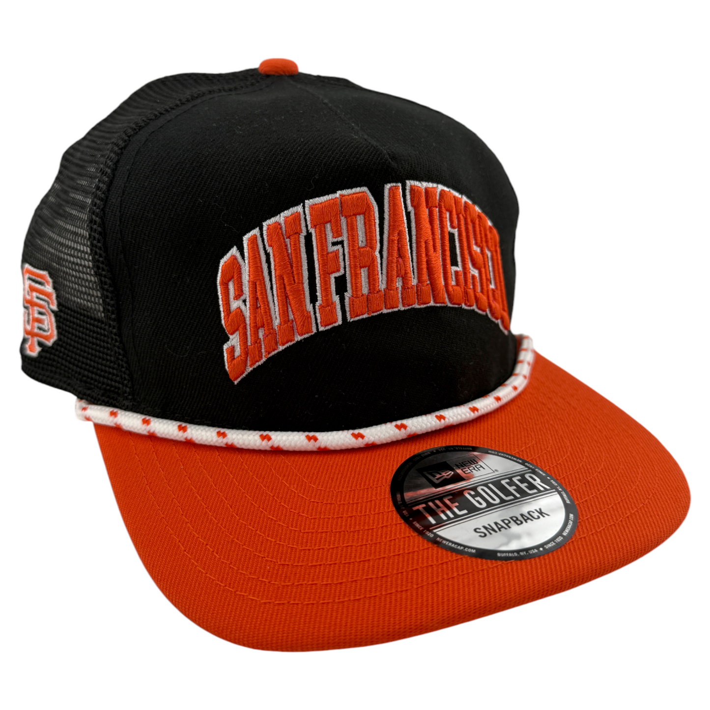New Era San Francisco Giants MLB The Golfer Rope A-Frame Snapback Adjustable Hat
