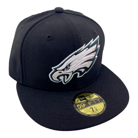 New Era Philadelphia Eagles Classic Omaha Main Black/Grey UV 59Fifty Fitted Hat Cap