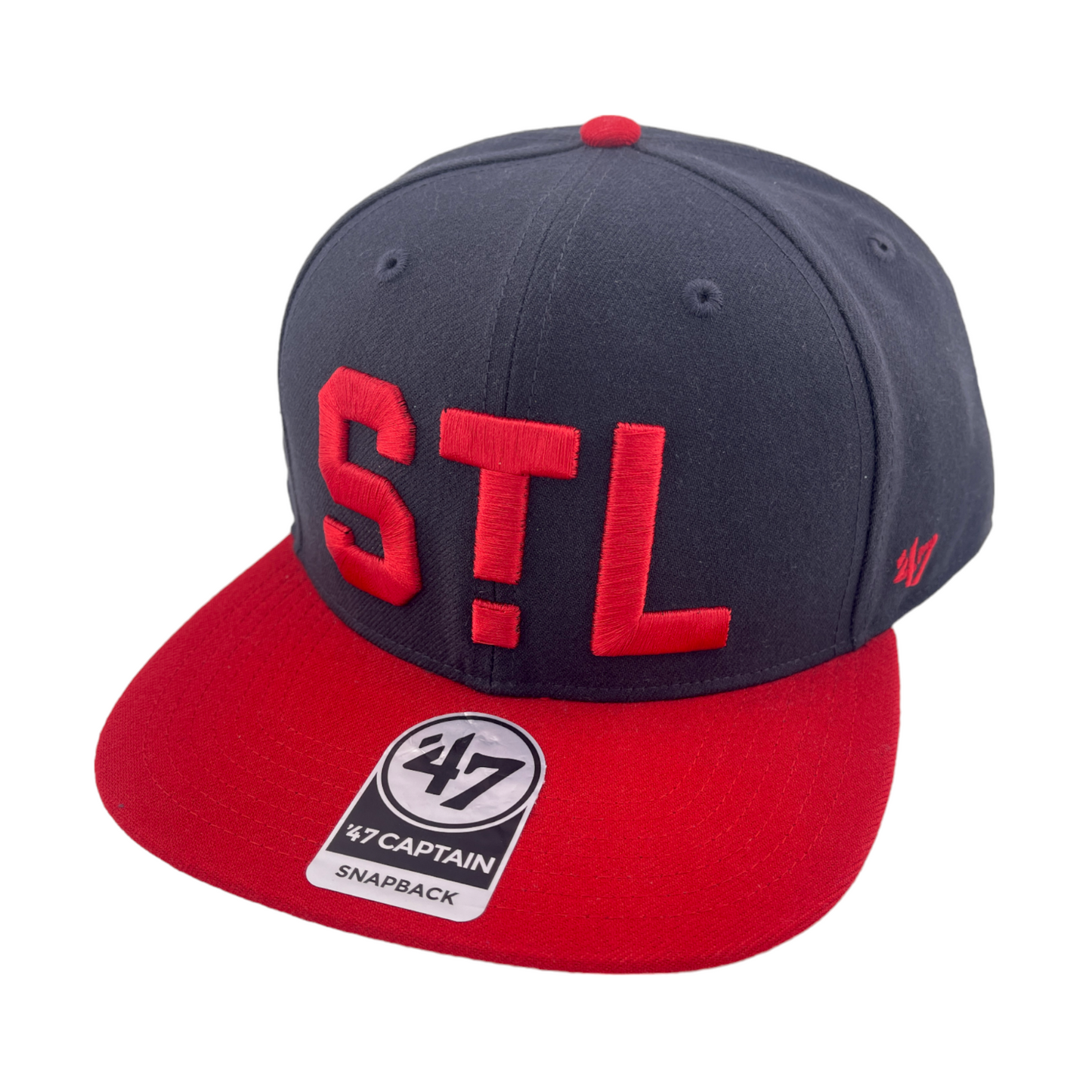 '47 Brand St. Louis Cardinals Cooperstown Sure Shot Navy Captain Snapback Hat