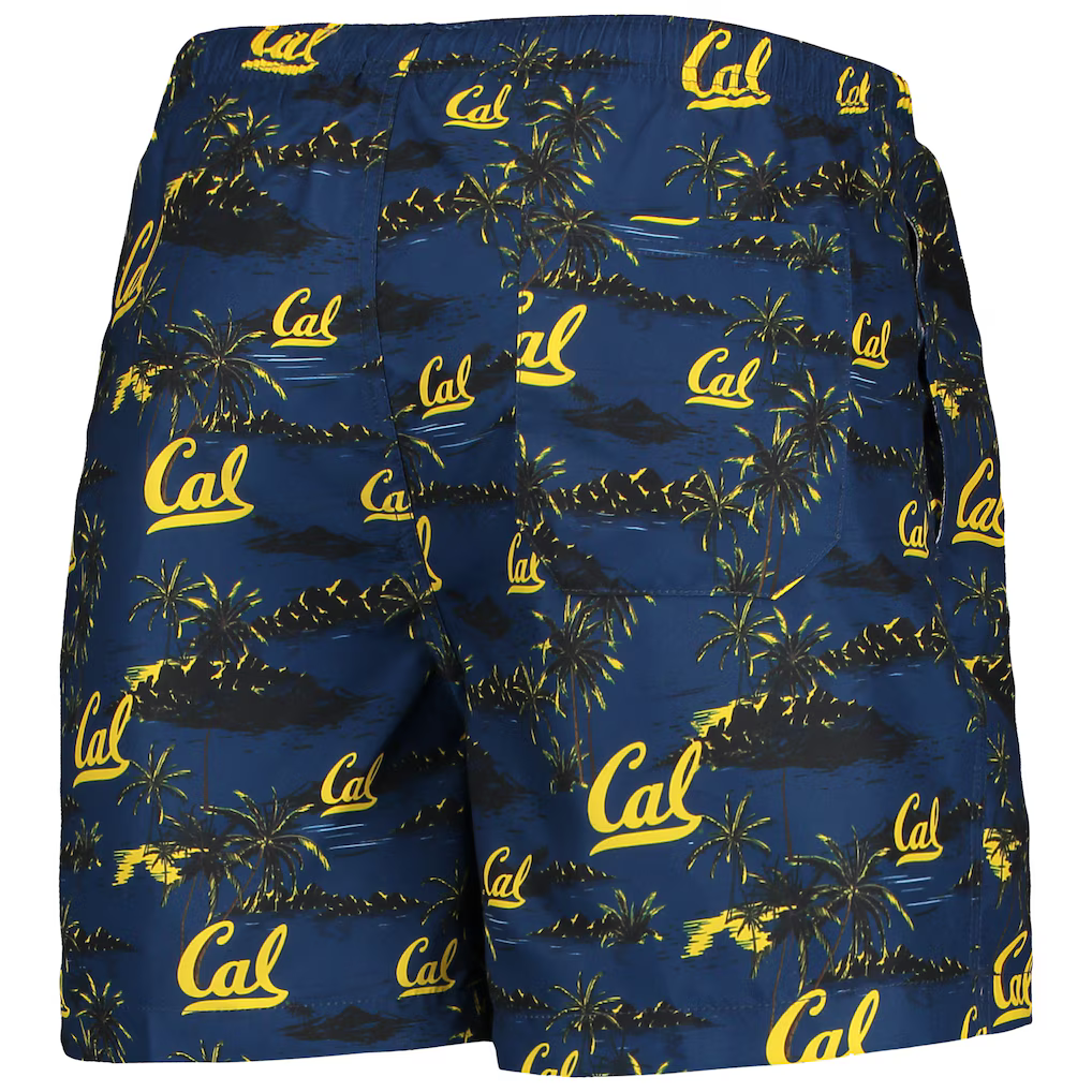 FOCO University of California Cal Bears Floral Island Palm Swim Trunks Men's 2XL
