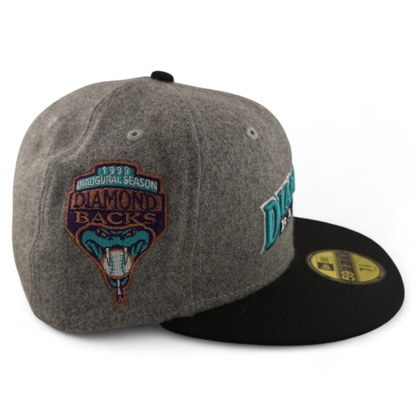 New Era Arizona Diamondbacks MLB Melton 2-Tone Wool Inaugural 59FIFTY Fitted Hat
