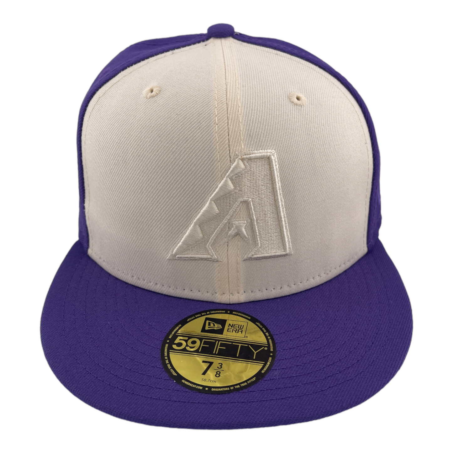 New Era Arizona Diamondbacks World Series 2001 Side Patch Cream 59FIFTY Hat Cap