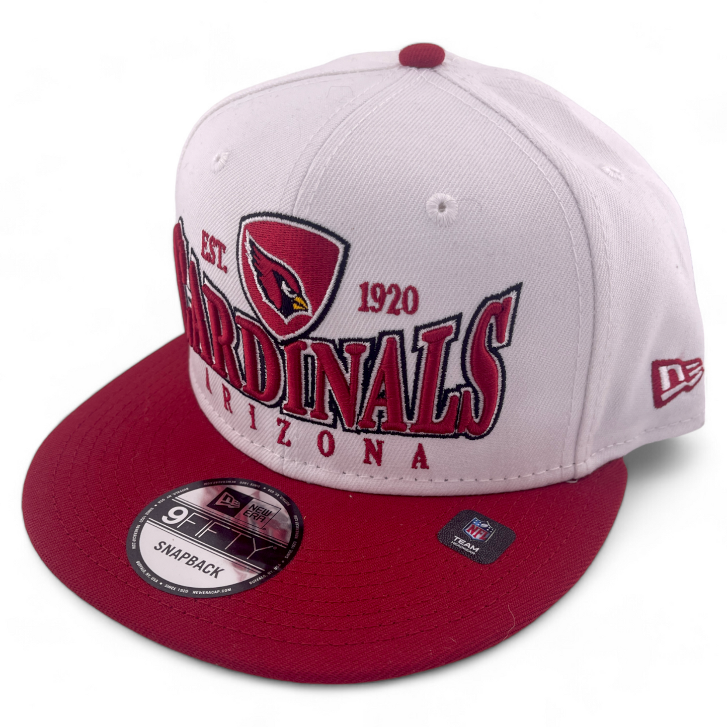 New Era Arizona Cardinals NFL Crest Logo Pack 9FIFTY Snapback Adjustable Hat Cap