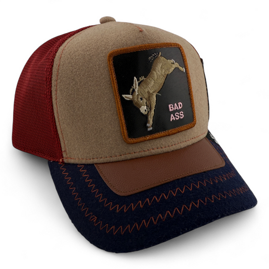 Goorin Bros Bad Ass Detention Seeker Farm Mesh Trucker Snapback Adjustable Hat