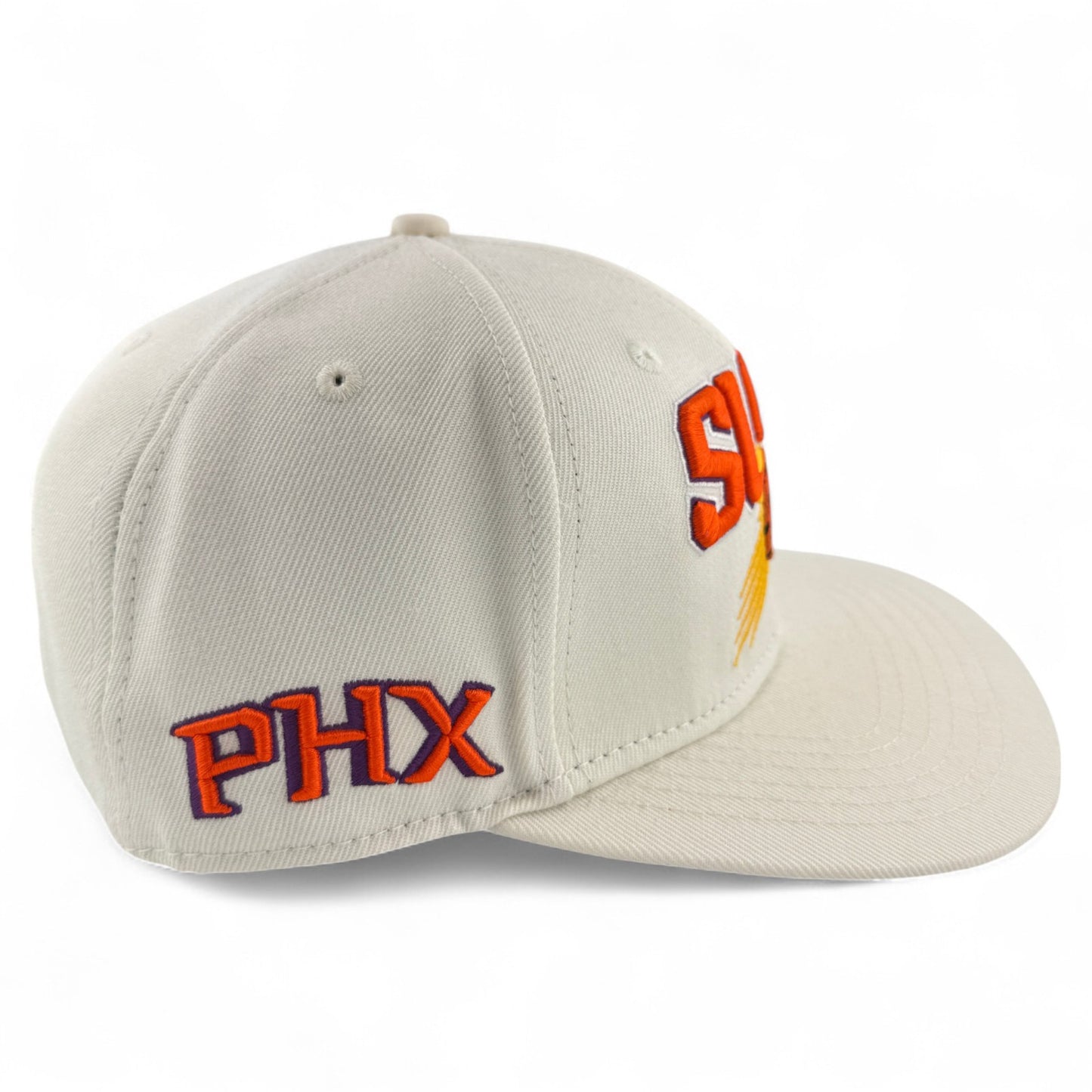Pro Standard Phoenix Suns NBA PHX Side Patch Cream Adjustable Snapback Hat Cap