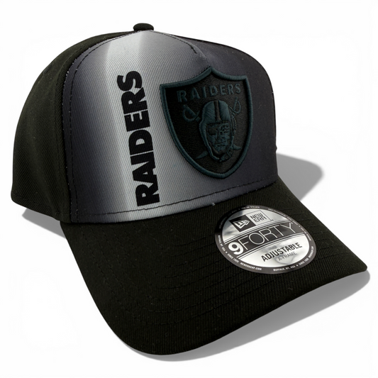New Era Las Vegas Raiders NFL Fade A-Frame 9Forty Snapback Adjustable Hat Cap