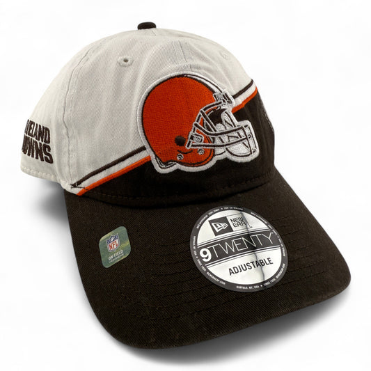 New Era Cleveland Browns NFL 2023 Sideline Logo 9Twenty Adjustable Hat Cap