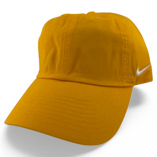 Nike Heritage 86 Team University Gold Yellow BLANK 102699-739 Adjustable Dad Hat