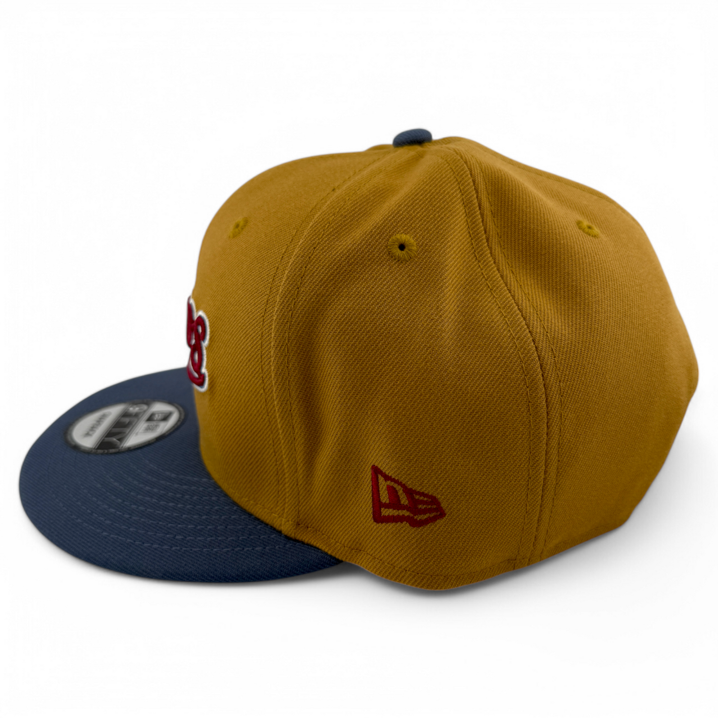 New Era Houston Astros MLB Panama Tan 9FIFTY Snapback Adjustable Hat Cap