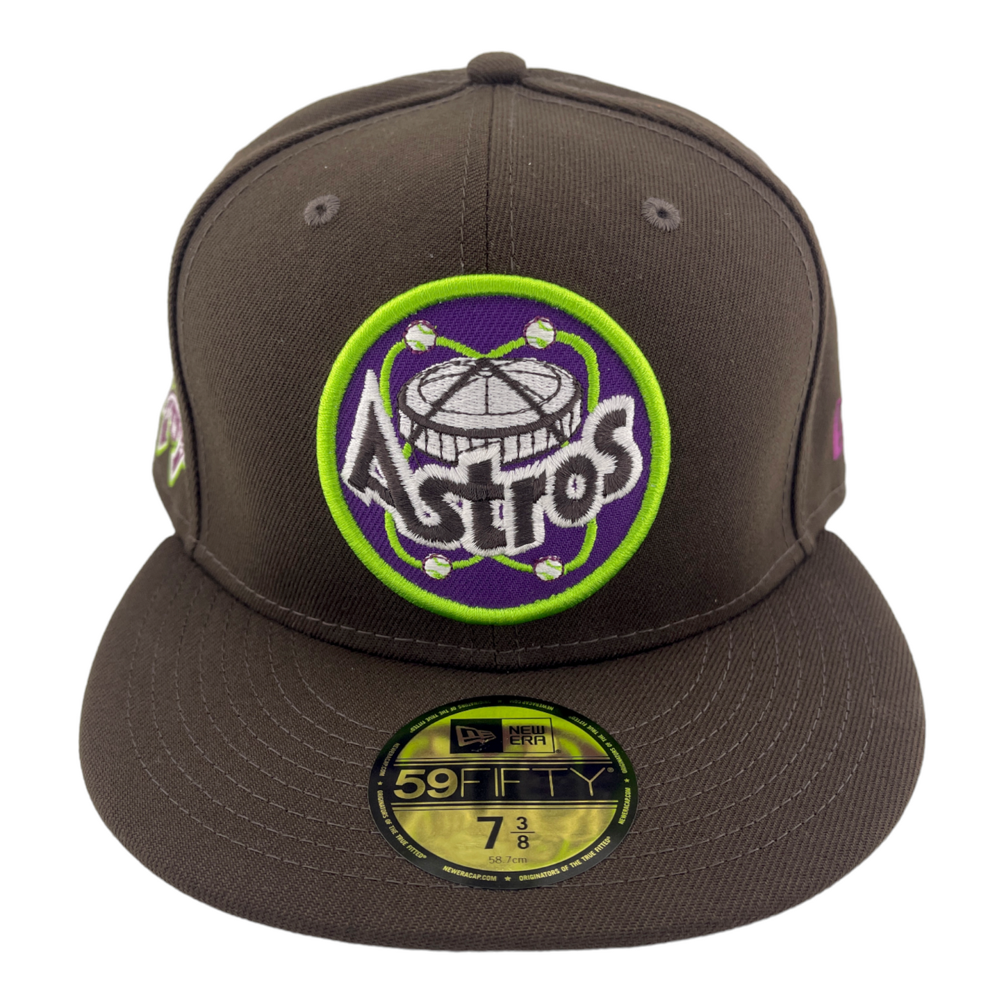 New Era Houston Astros Retro Logo 1986 All Star Game Brown/Purple UV 59FIFTY Hat Cap